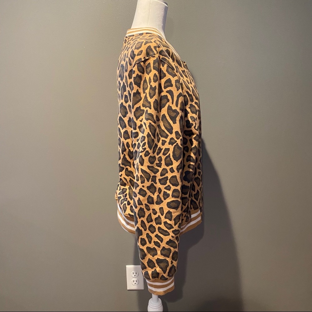 Wesc Leopard Print Varsity Jacket - image 3